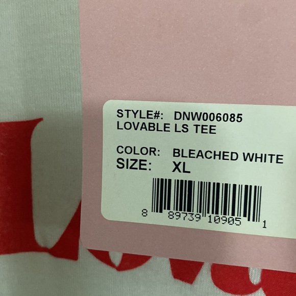 Daydream Nation White Lovable Long Sleeve Top - Picture 5 of 5